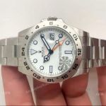 JF Factory Rolex Watches - Rolex Explorer II 42mm 216570 White Face Watch